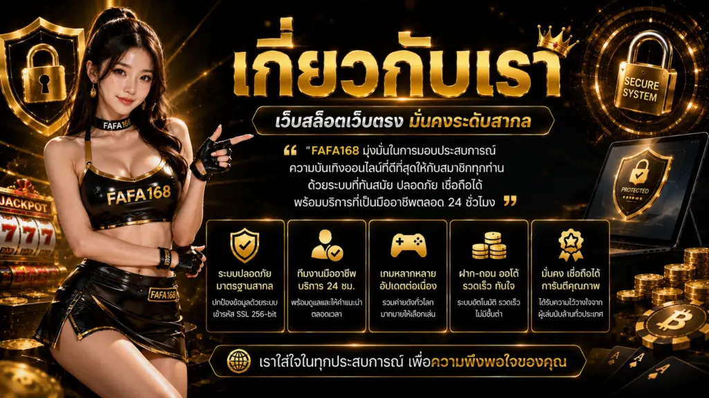 fafa168 เกี่ยวกับเรา
