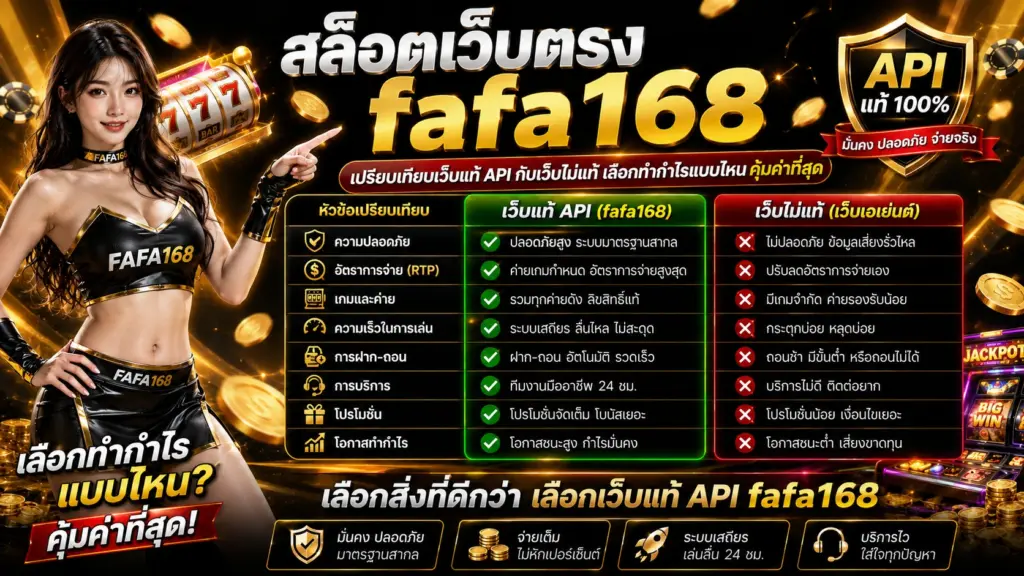 สล็อตเว็บตรง fafa168